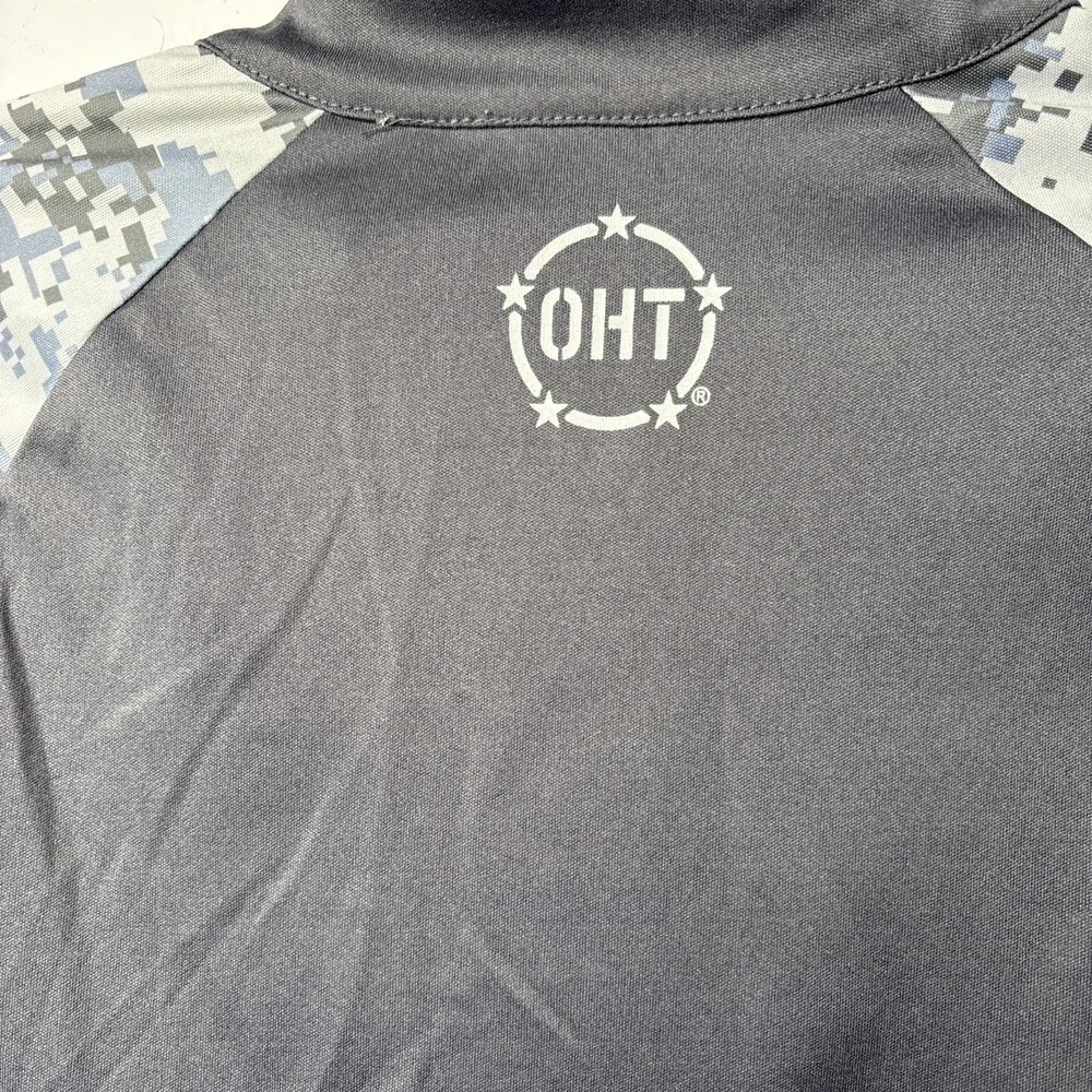 Tennessee Volunteers Women Colosseum OHT Gray Military Appreciation 1/4 Zip Larg